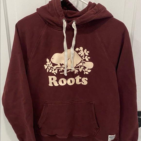 Roots Sweaters - Roots Canada Womens Burgandy Sweater/Hoodie - Size M